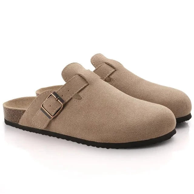 Suede Clogs