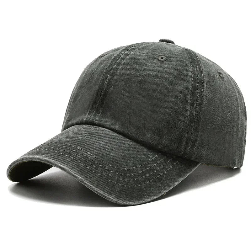 Washed Denim Cap